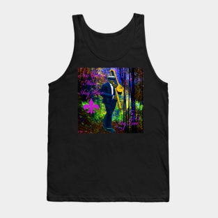 NEW ORLEANS TRUMPET LET THE GOOD TIMES ROLL Tank Top